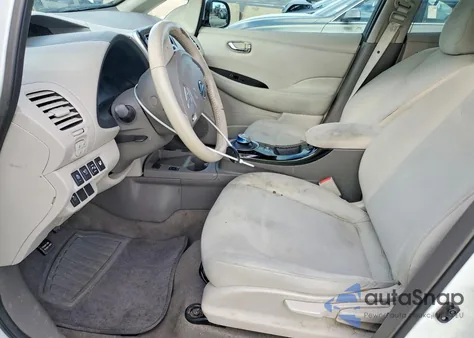 2017 Nissan Leaf S z USA, uszkodzony, nr VIN 1N4BZ0CP2HC301473